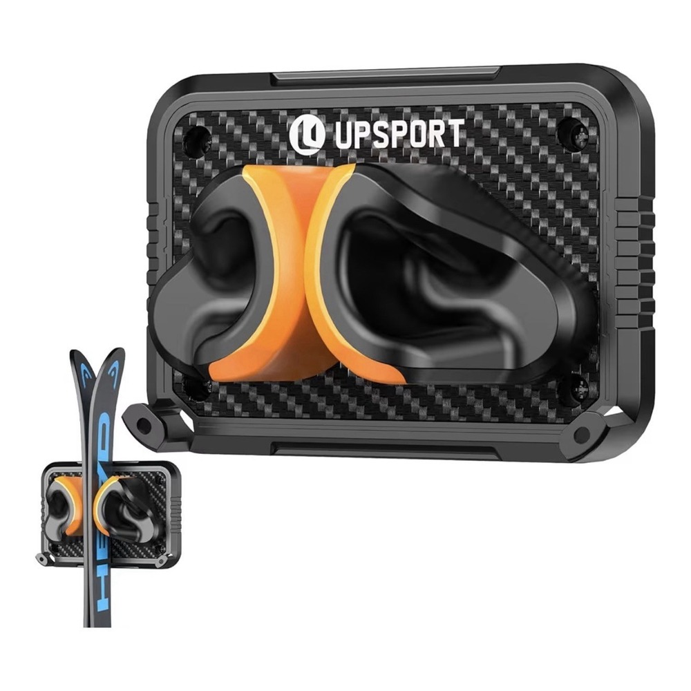 UPSPORT Ski Rack 1Pack, Ski/Snowboard Wall Mount, Skateboard Wall Mount, Fits...